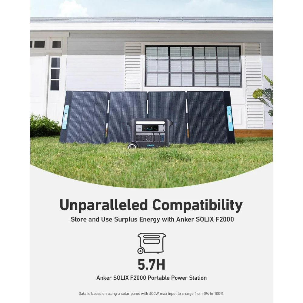 Зарядний пристрій на сонячній батареї Anker SOLIX PS400 400W (A24370A1) (UA) Бренд Anker