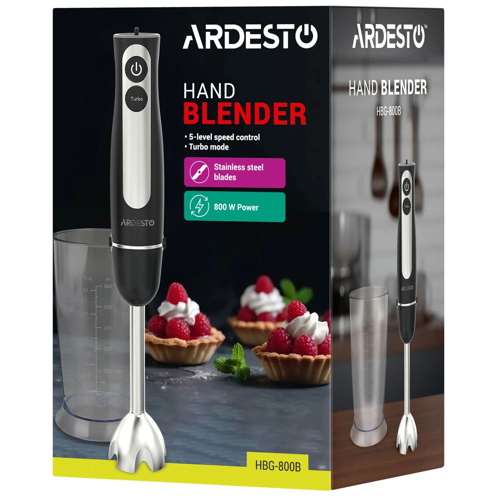 Ardesto HBG-800B (UA) Тип: погружной; Мощность: 800 Вт;