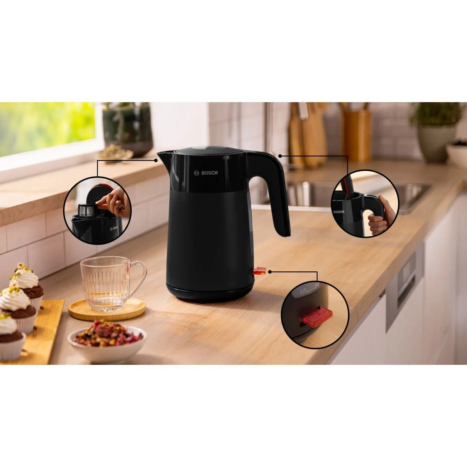 Bosch TWK2M163 (UA) Тип: звичайний; Об'єм: 1.7 л;