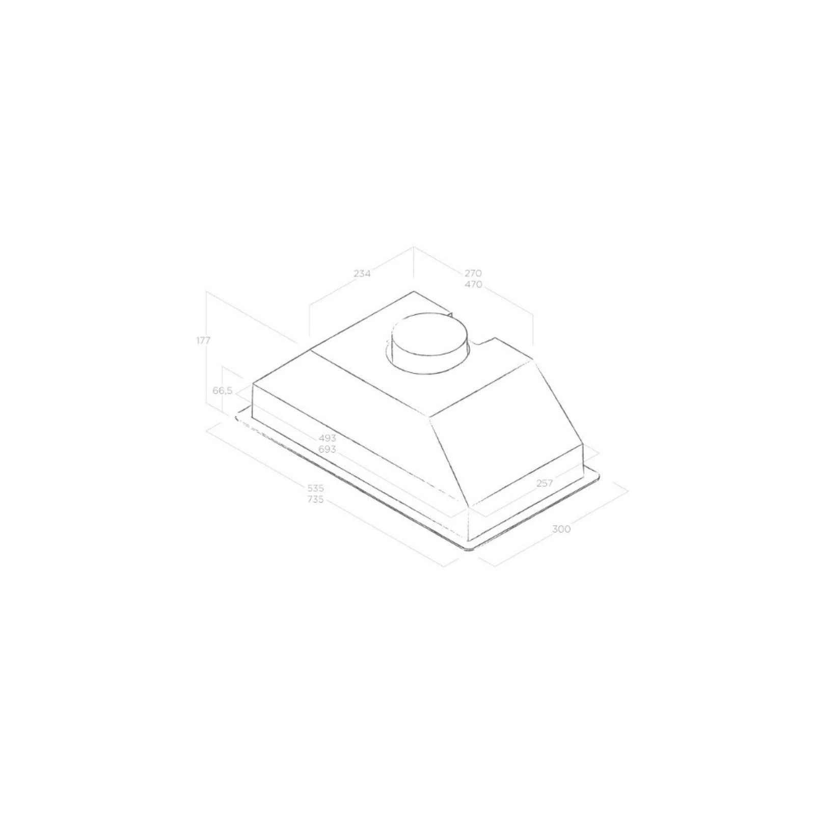 Elica CT17 S IX/A/52 (UA) Тип: встраиваемая; Тип монтажа: в