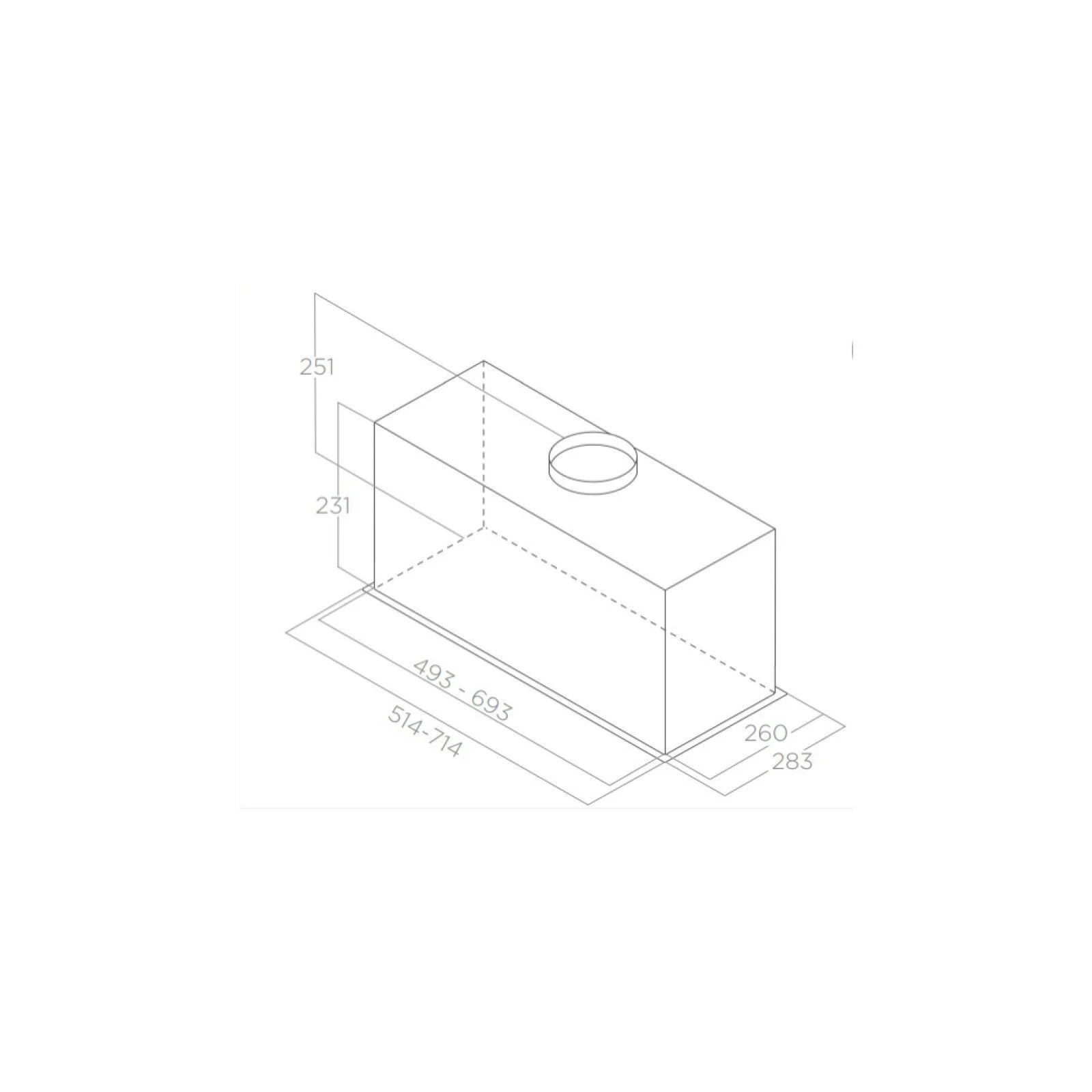 Elica CT23 GR/A/52 (UA) Тип: вбудована; Тип монтажу: у
