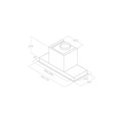 Elica HIDDEN 2.0 BL MAT/A/52 (UA)