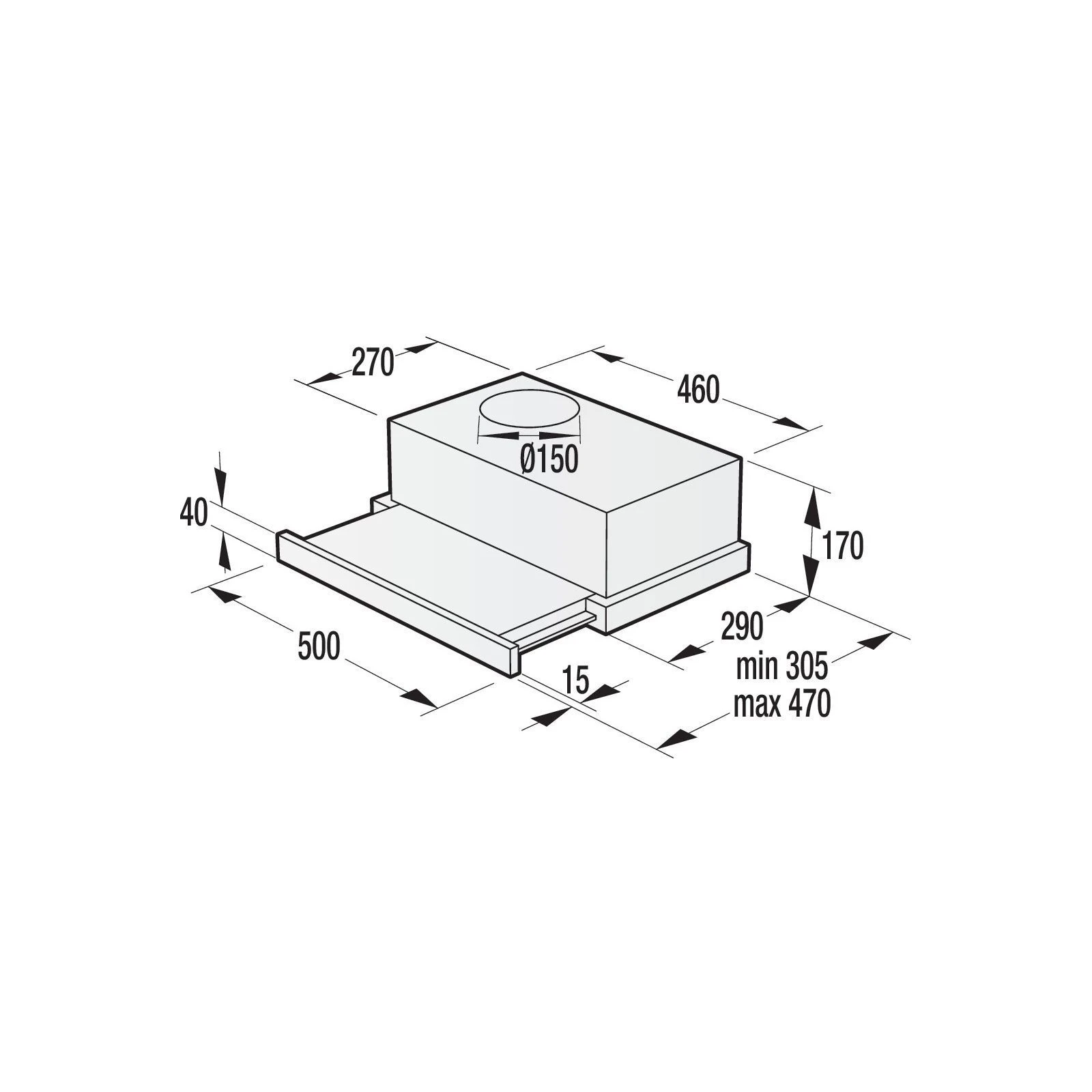 Gorenje BHP523E10X (UA) Тип: телескопическая; Тип