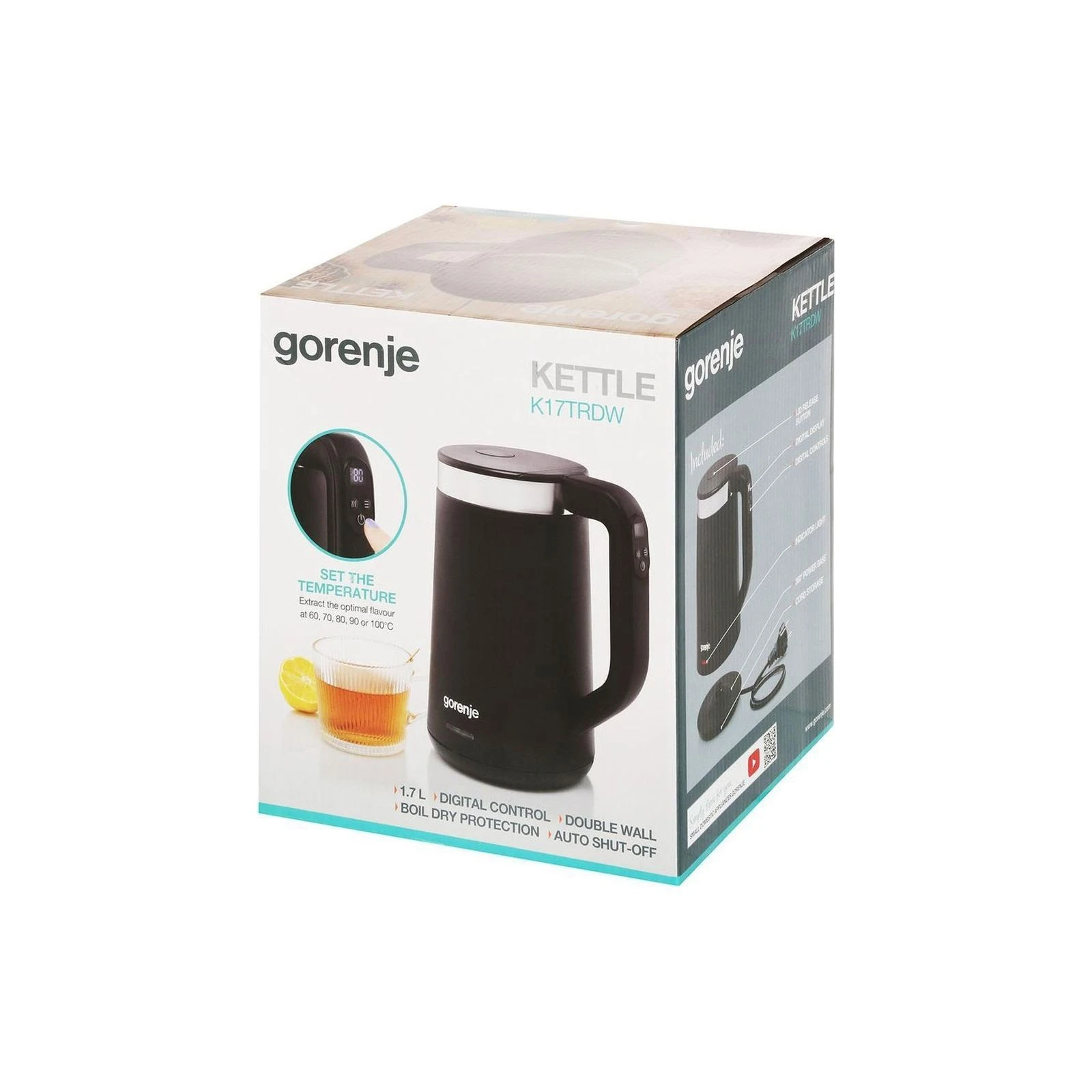 Gorenje K 17 TRDW (UA) Тип: звичайний; Об'єм: 1.7 л;