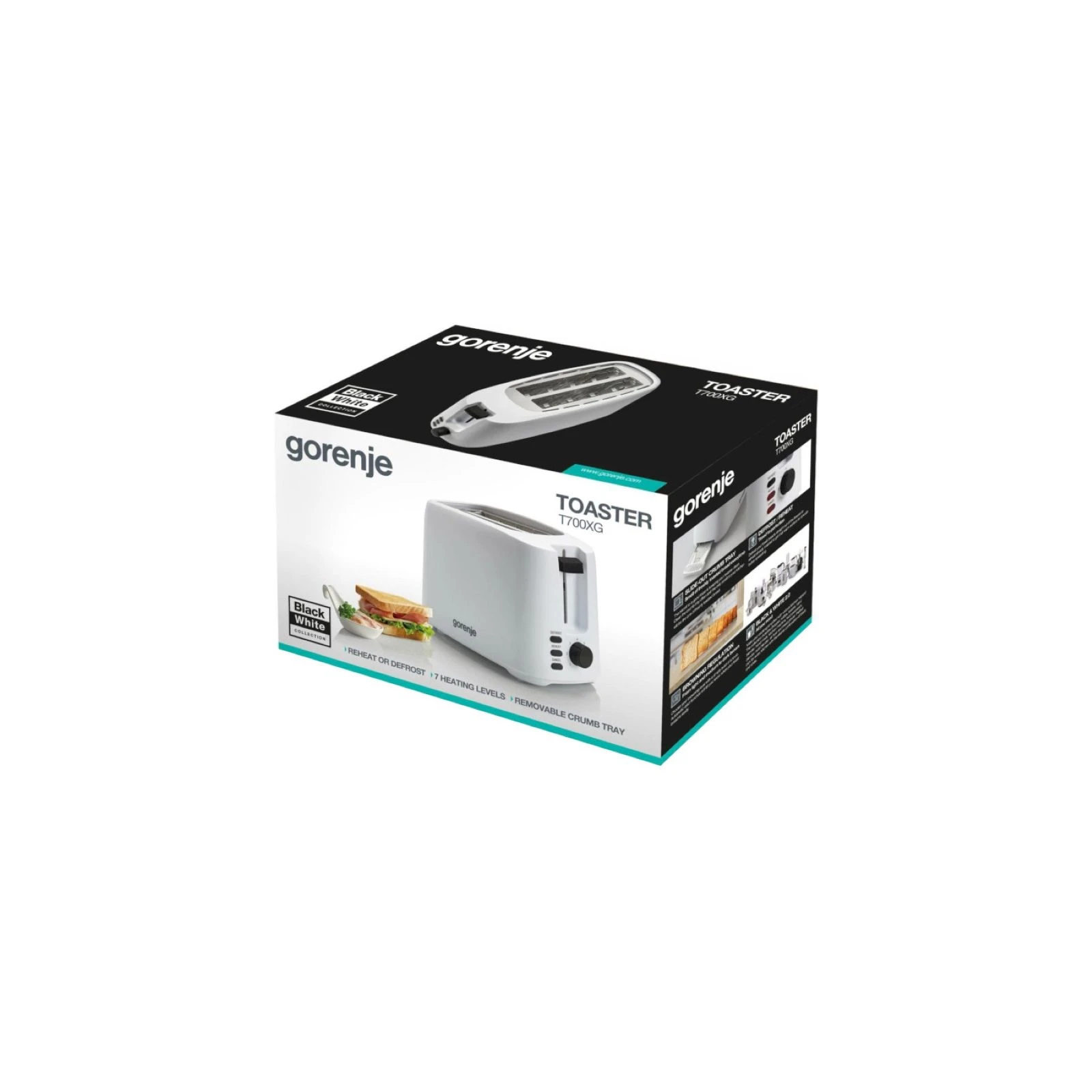 Gorenje T700XG (UA) Тип керування: механічне;