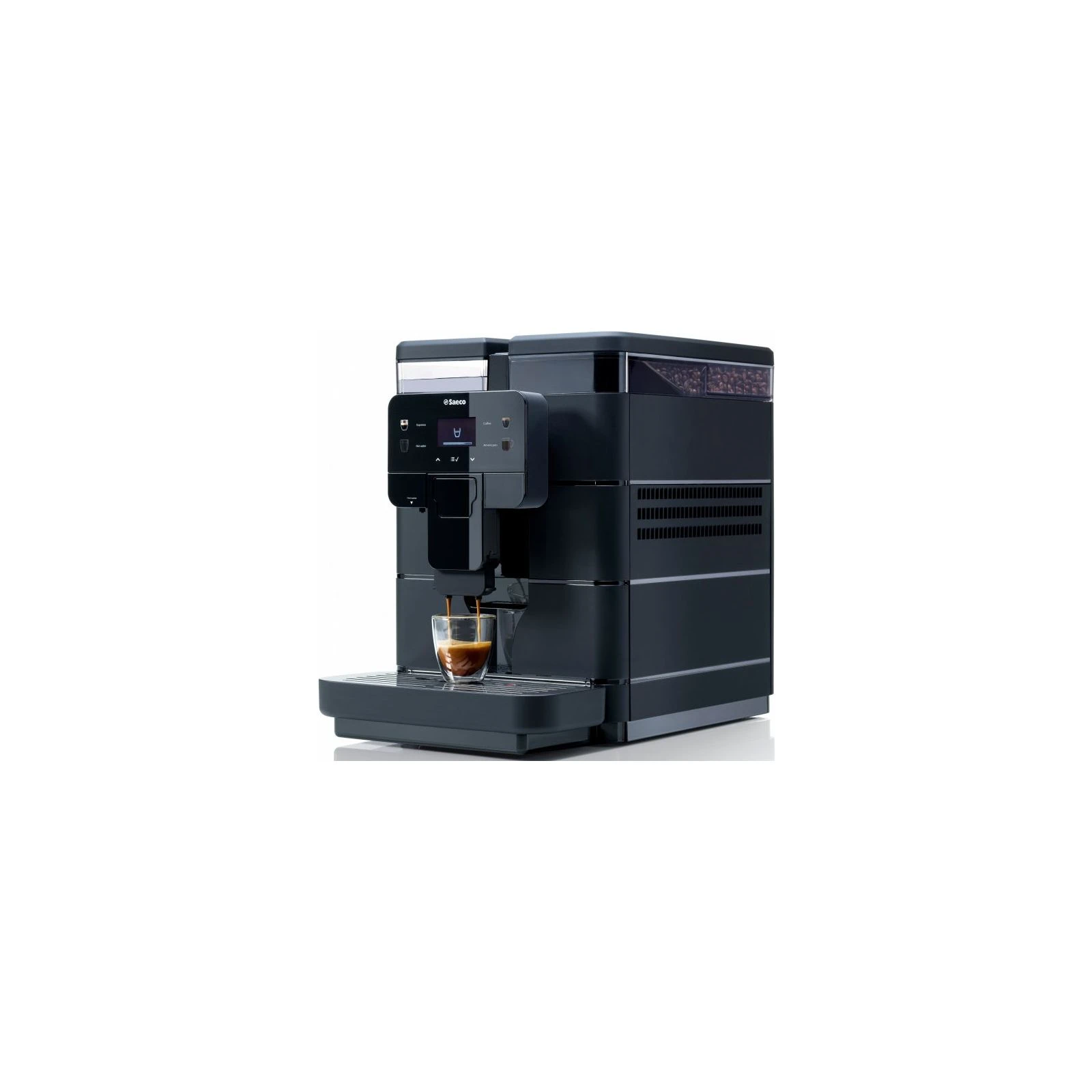 Saeco New Royal Black (UA) Приготовление эспрессо есть