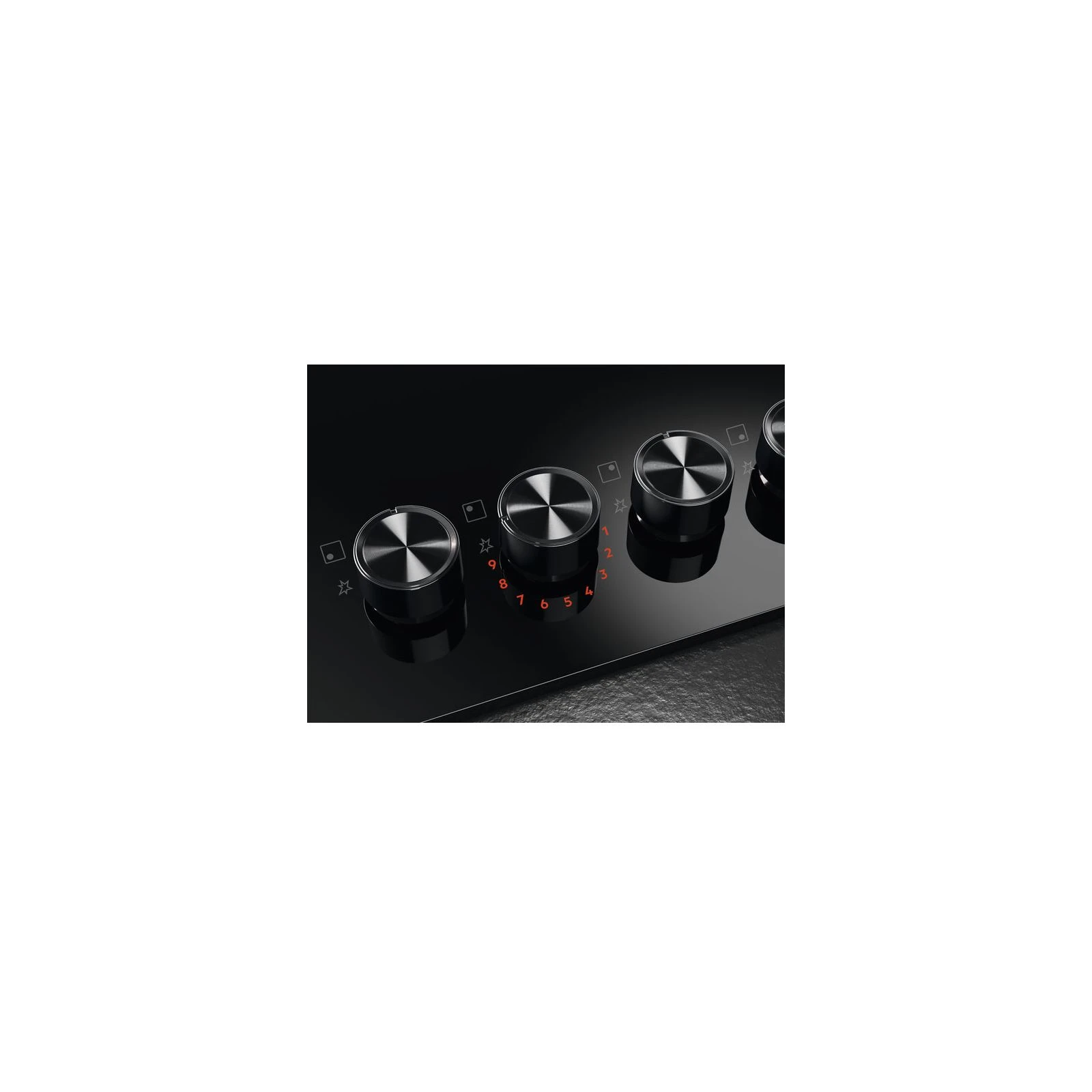 AEG HKB64453NB (UA) Тип поверхні: газова; Матеріал