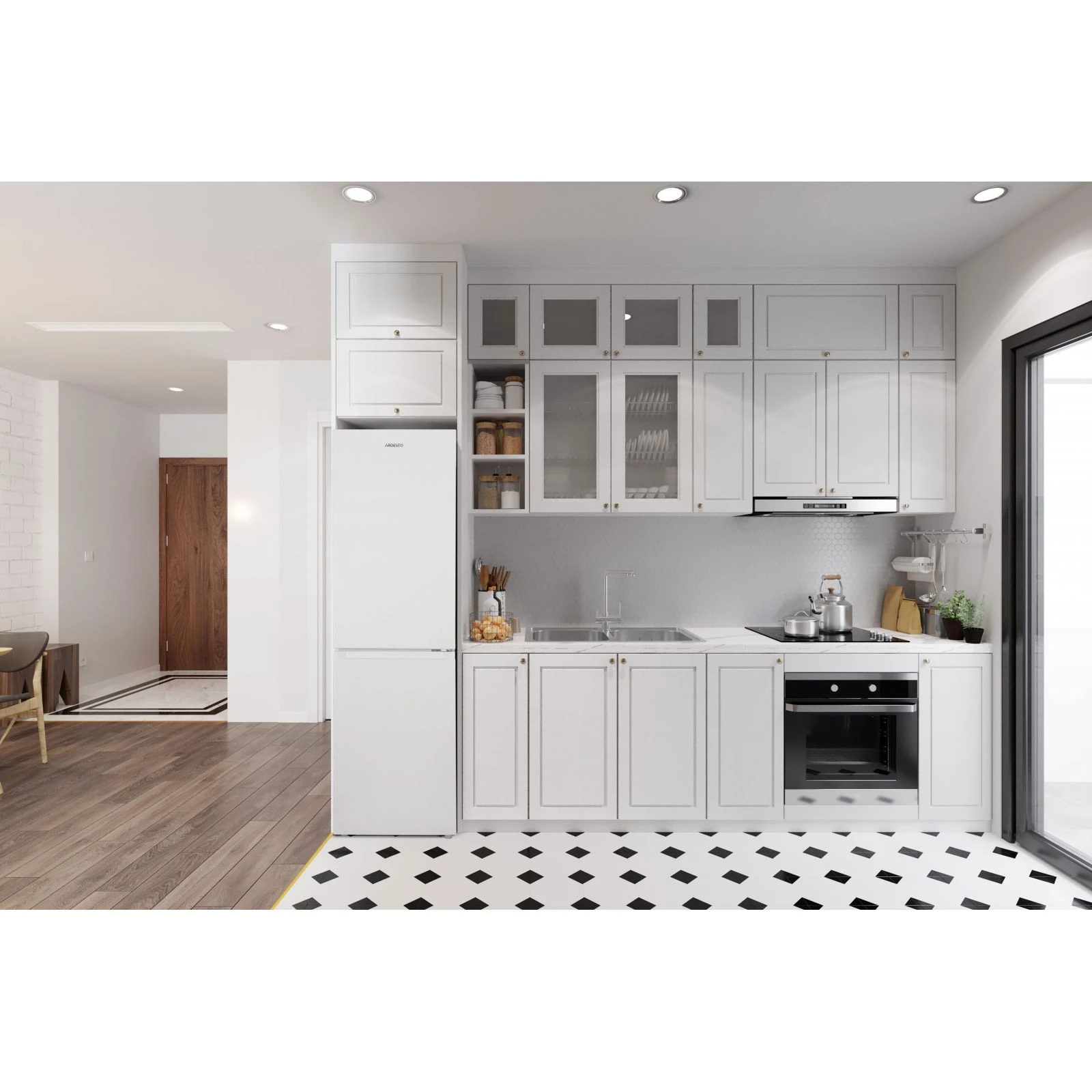 Ardesto DNF-M259W180 (UA) Спосіб встановлення: