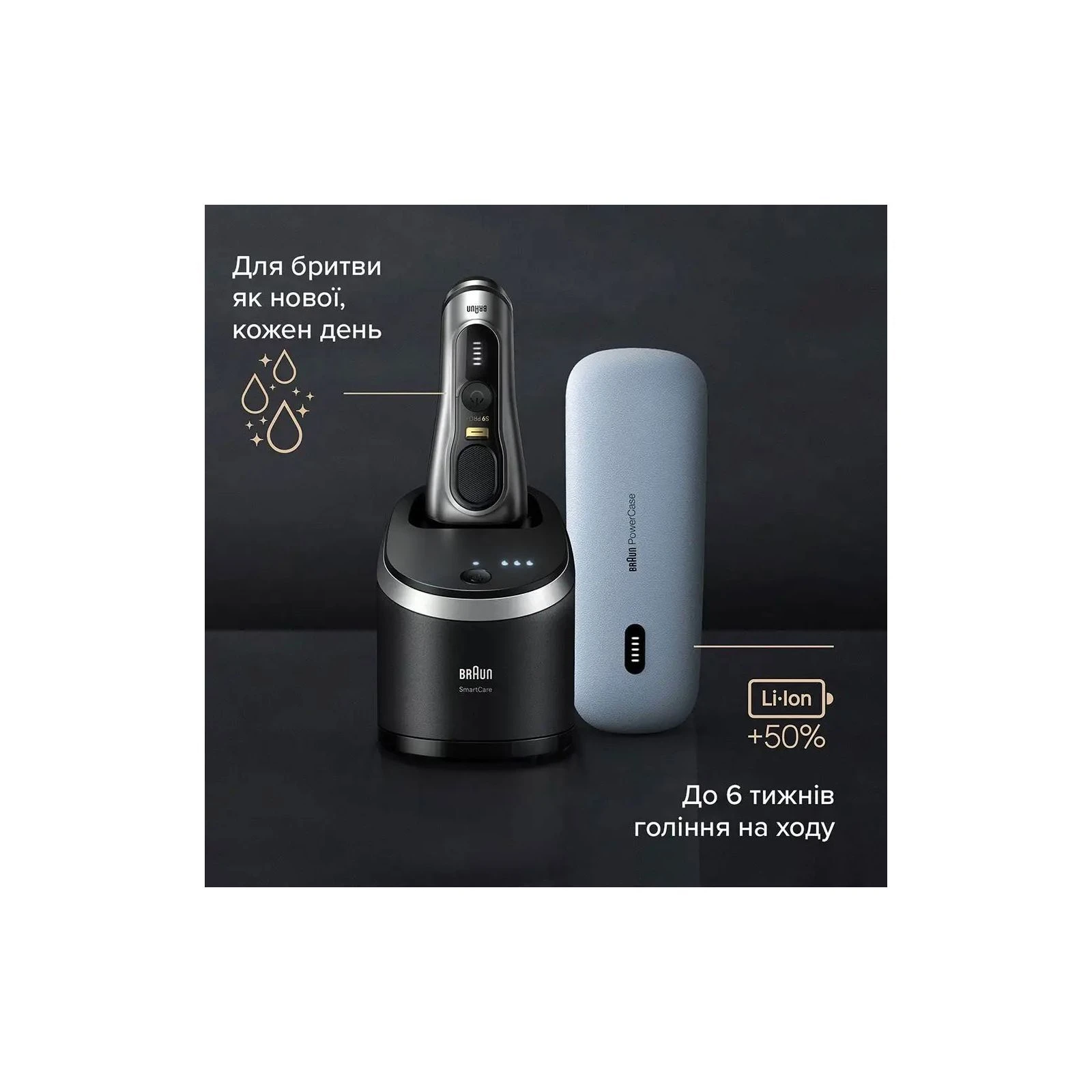 Braun 9577cc (UA) Количество бритвенных головок 4