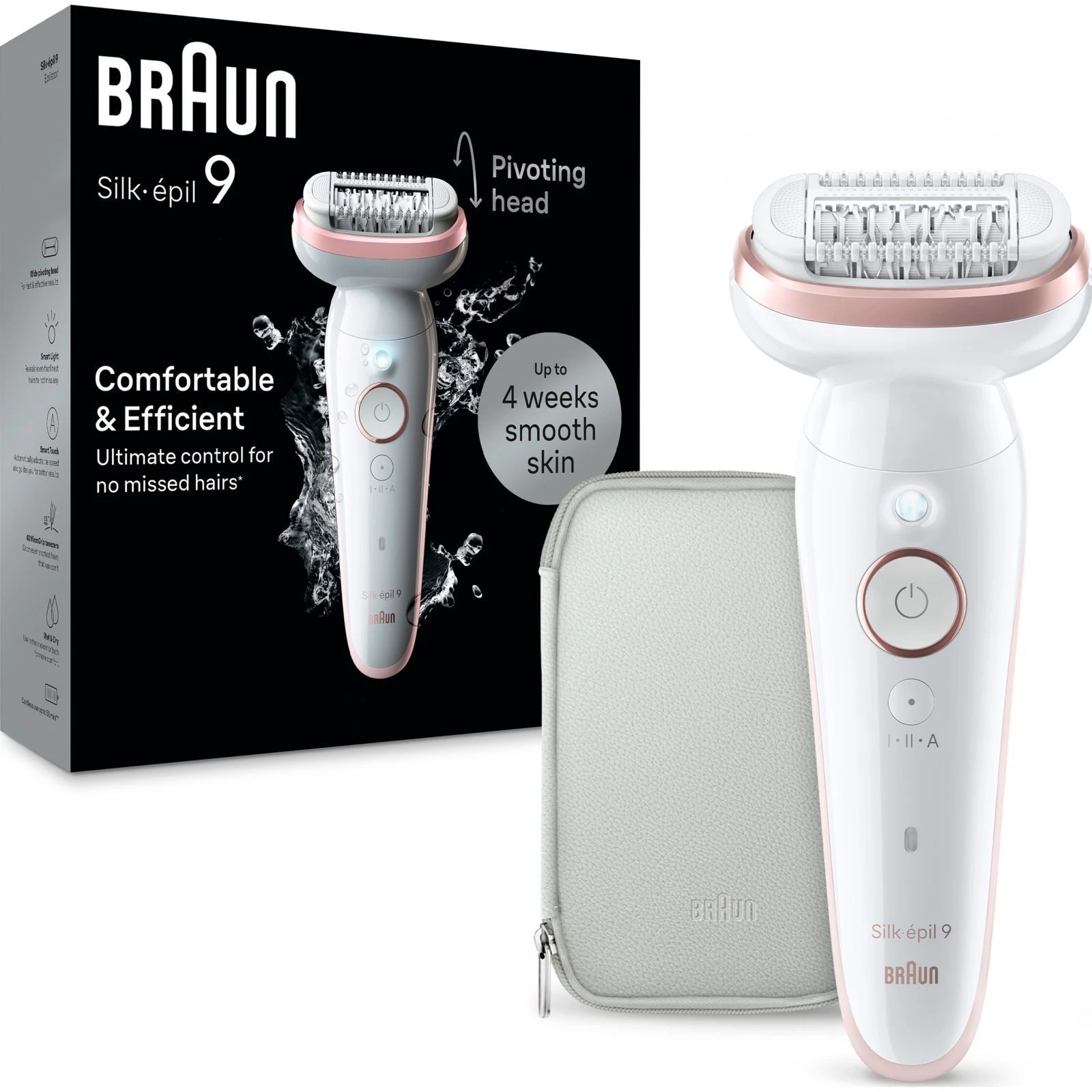 Braun SES 9-000 (UA) Спосіб епіляції: суха / волога;