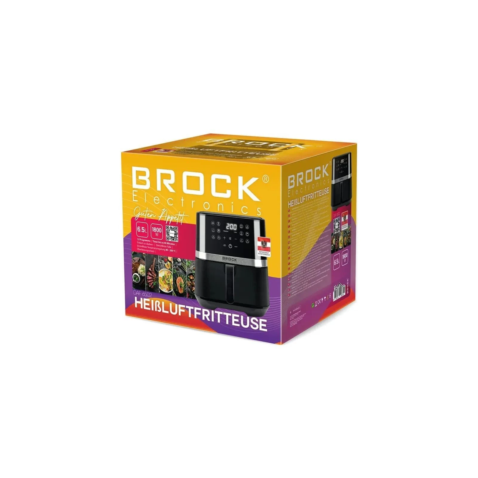 Brock DAF 6502 (UA) Управление: сенсорное; Тип