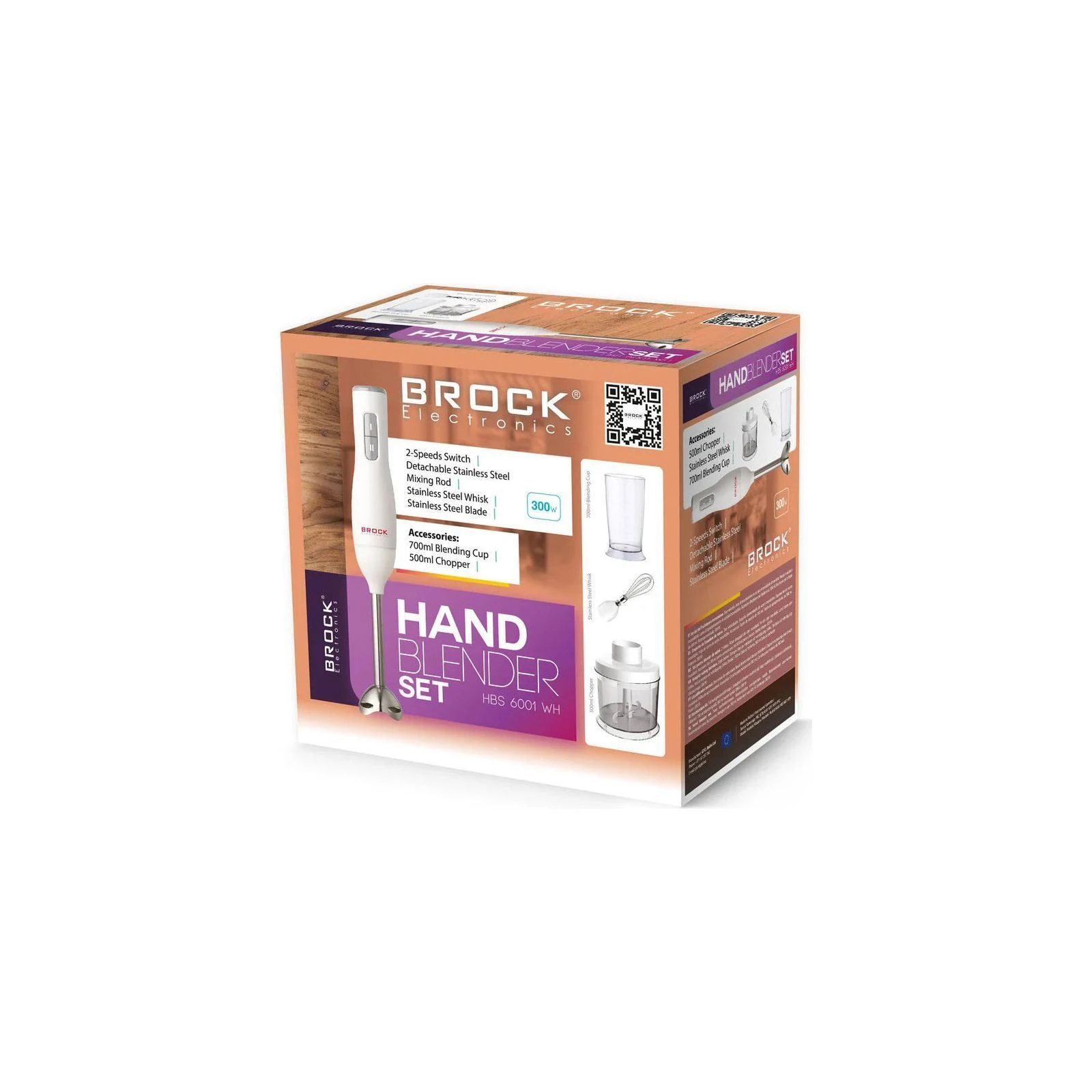 Brock HBS 6001 WH (UA) Тип: занурювальний; Потужність:
