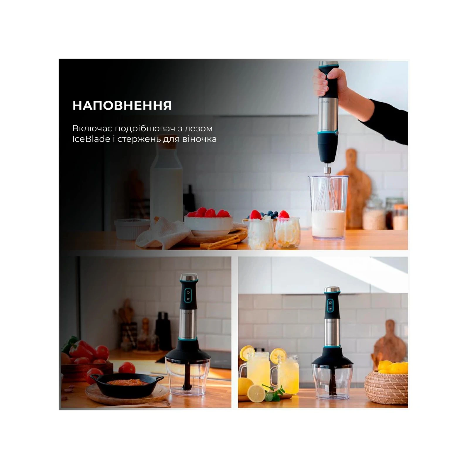 Cecotec CCTC-04292 (UA) Подрібнювач з подрібнювачем