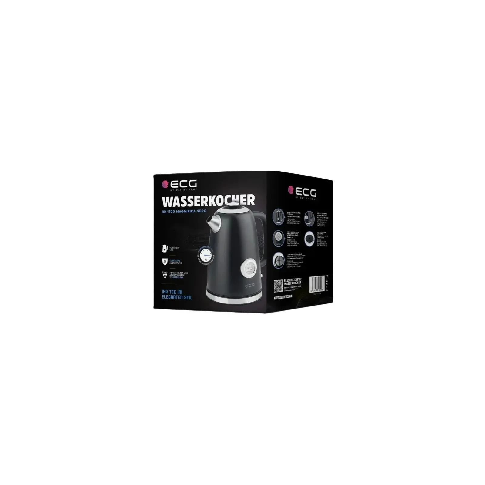 ECG RK 1700 Magnifica Nero (UA) Потужність споживається  2200 Вт 