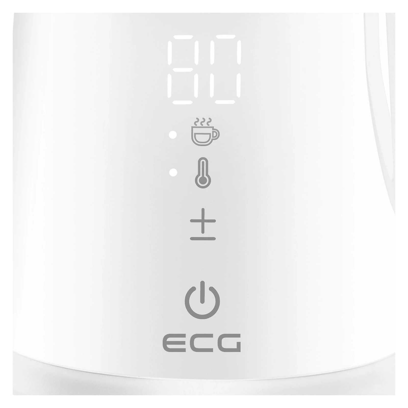 ECG RK 1893 Digitouch White (UA) Матеріал корпусу нержавіюча сталь
