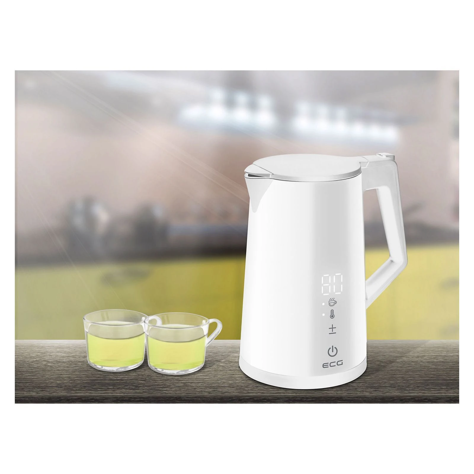 ECG RK 1893 Digitouch White (UA) Об'єм 1.7 л