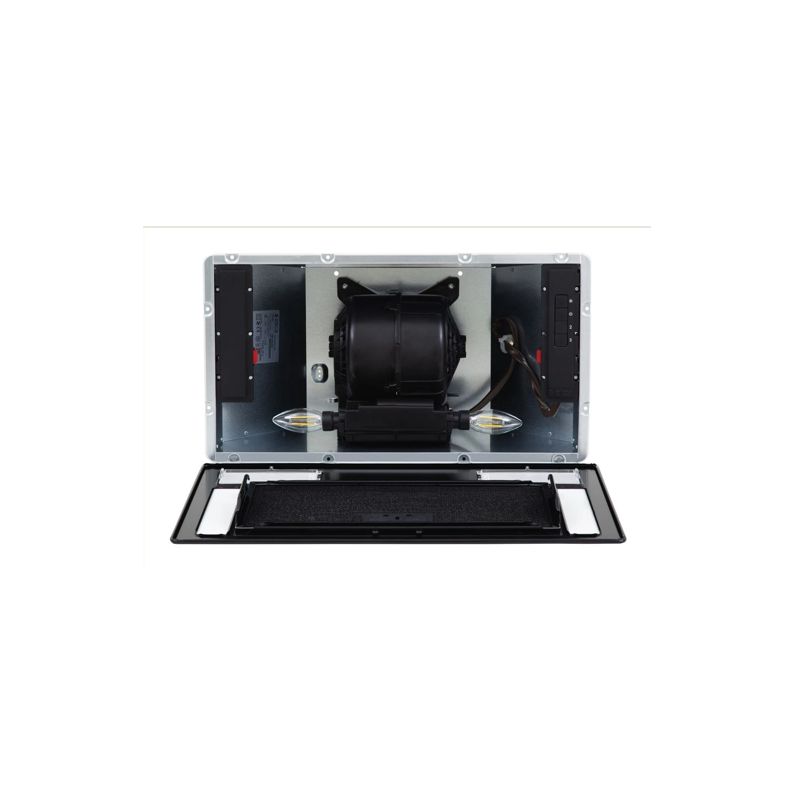 Elica CT17 C BL/A/52 (UA) Режим роботи  Зняття повітря та рециркуляція 