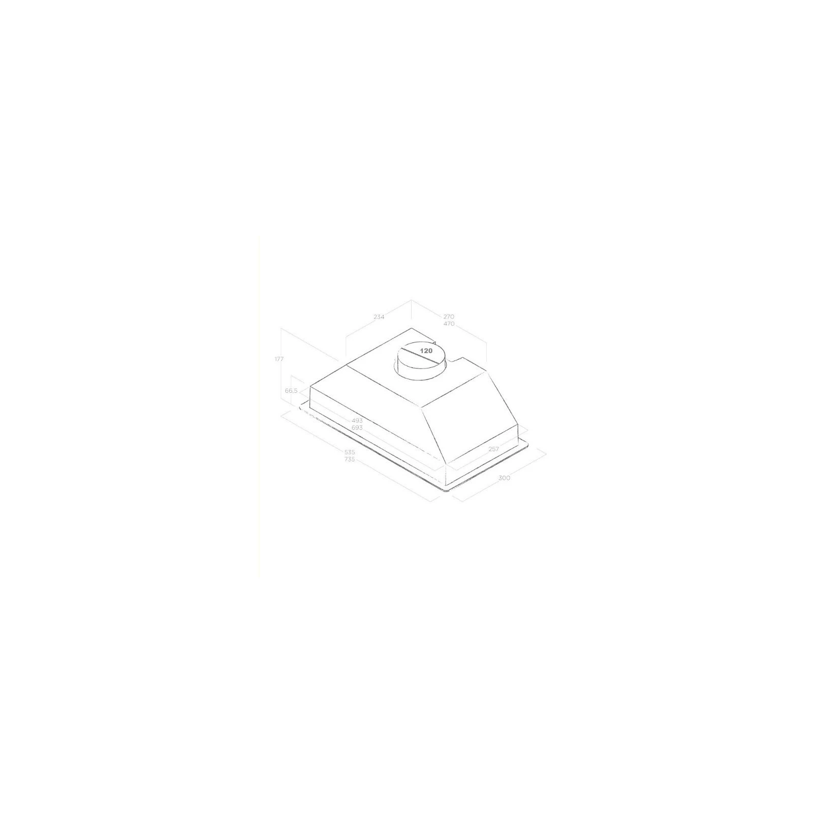 Elica CT17 C BL/A/52 (UA) тип установки  у шафі 