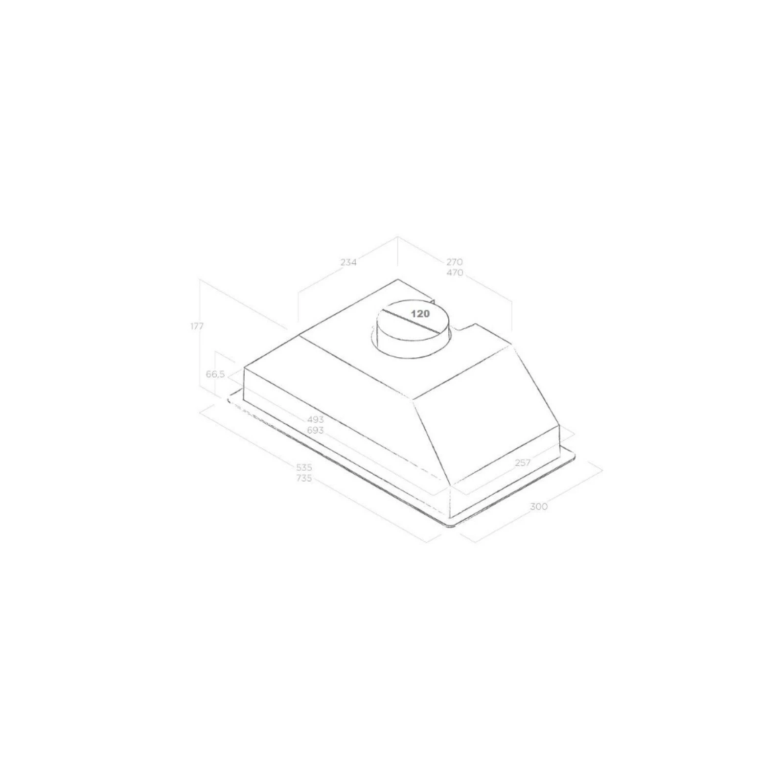 Elica CT17 GR/A/72 (UA) Тип: вбудована; Тип монтажу: у