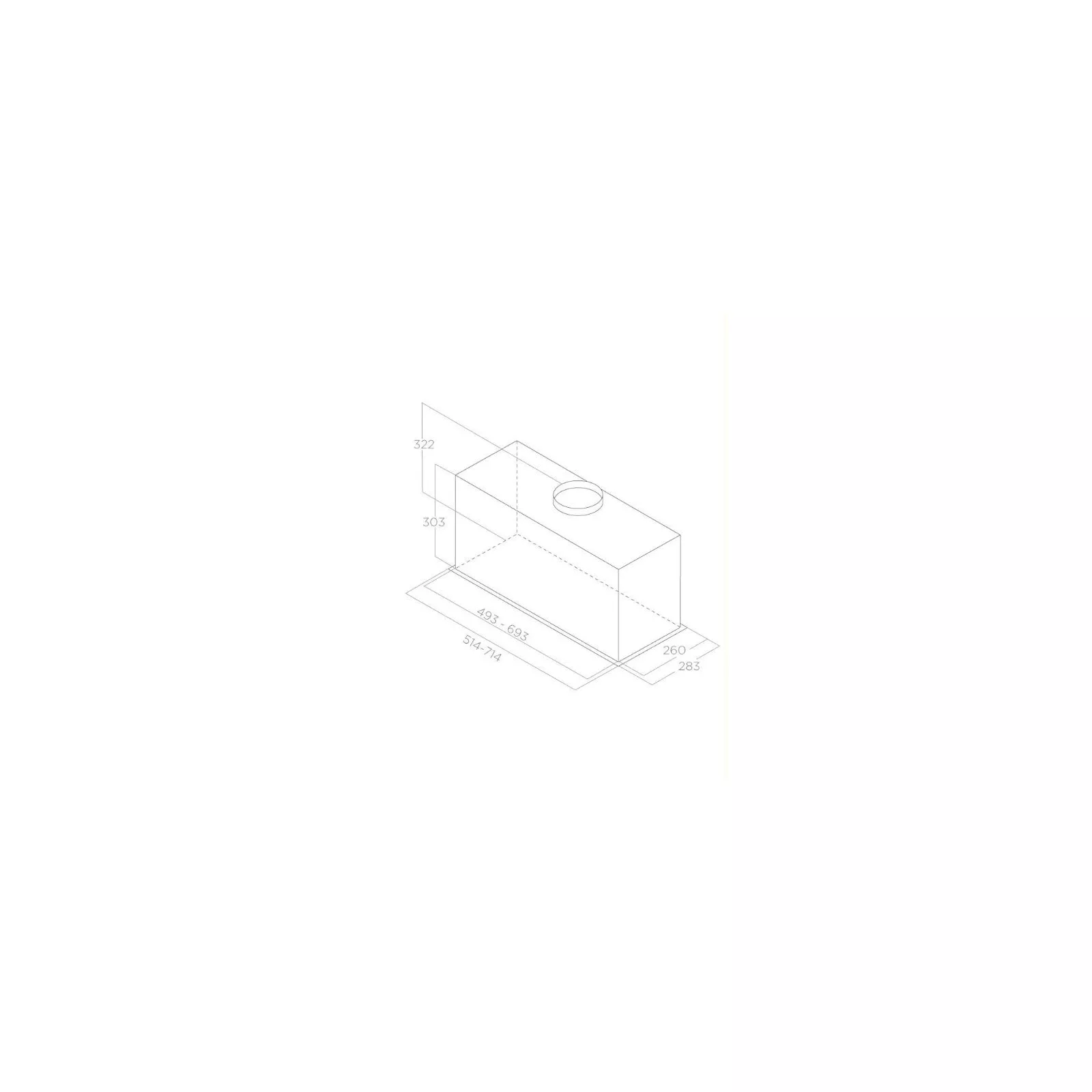 Elica ENTER IX/A/72 (UA) Продуктивність 1200 м3/година