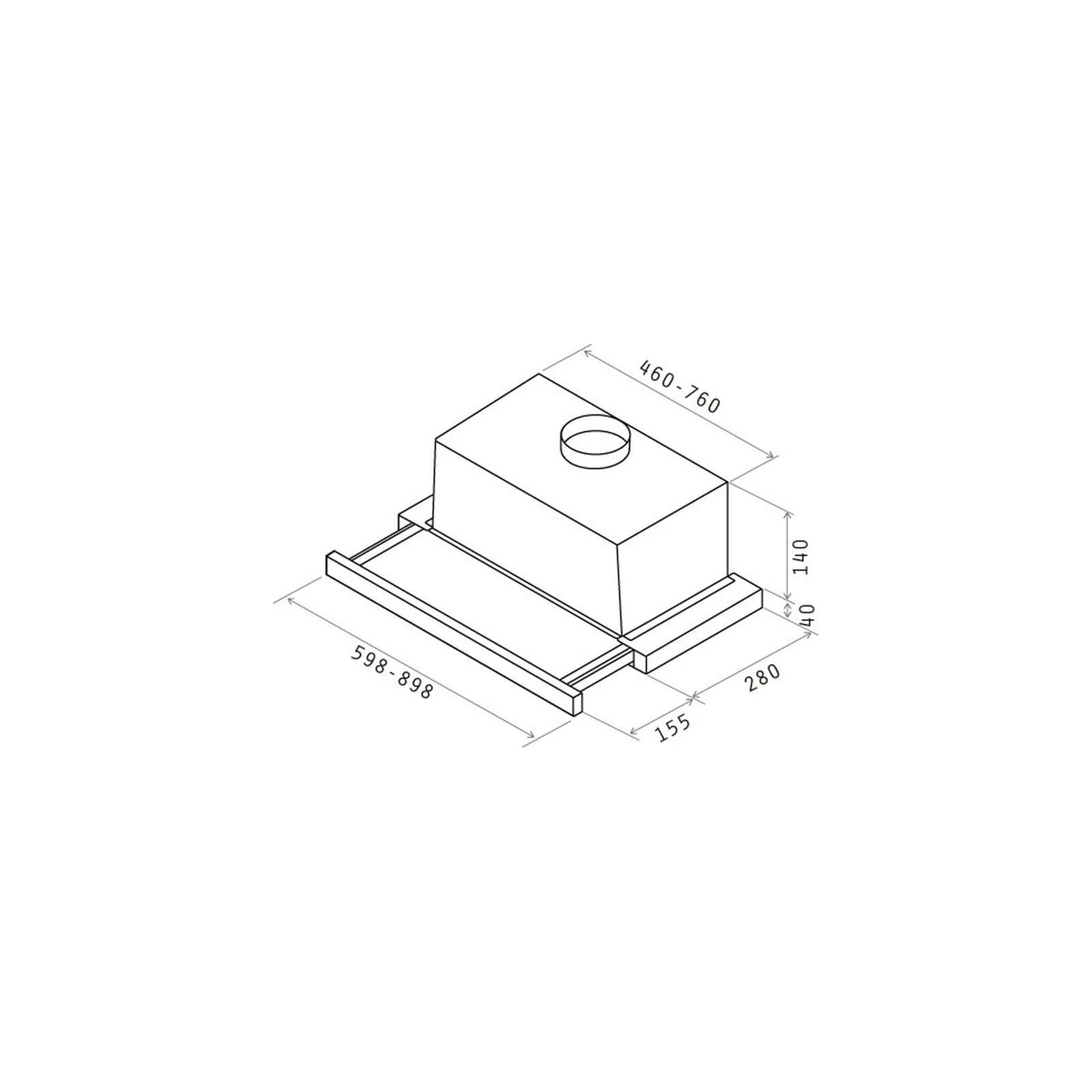 Elica TT14 STD WH/A/60 (UA) Тип: телескопічна; Тип монтажу: у