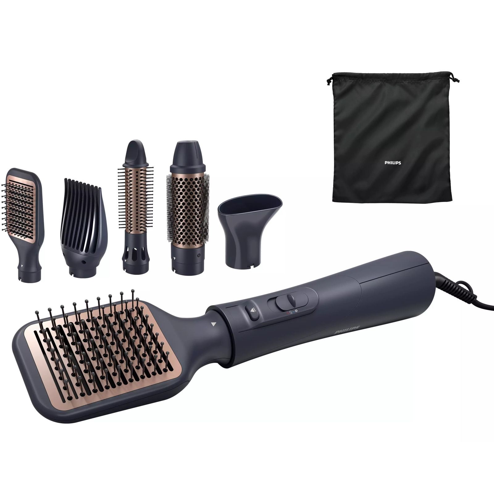 Фен-щетка Philips BHA530/00 (UA) Назначение: для гладкой