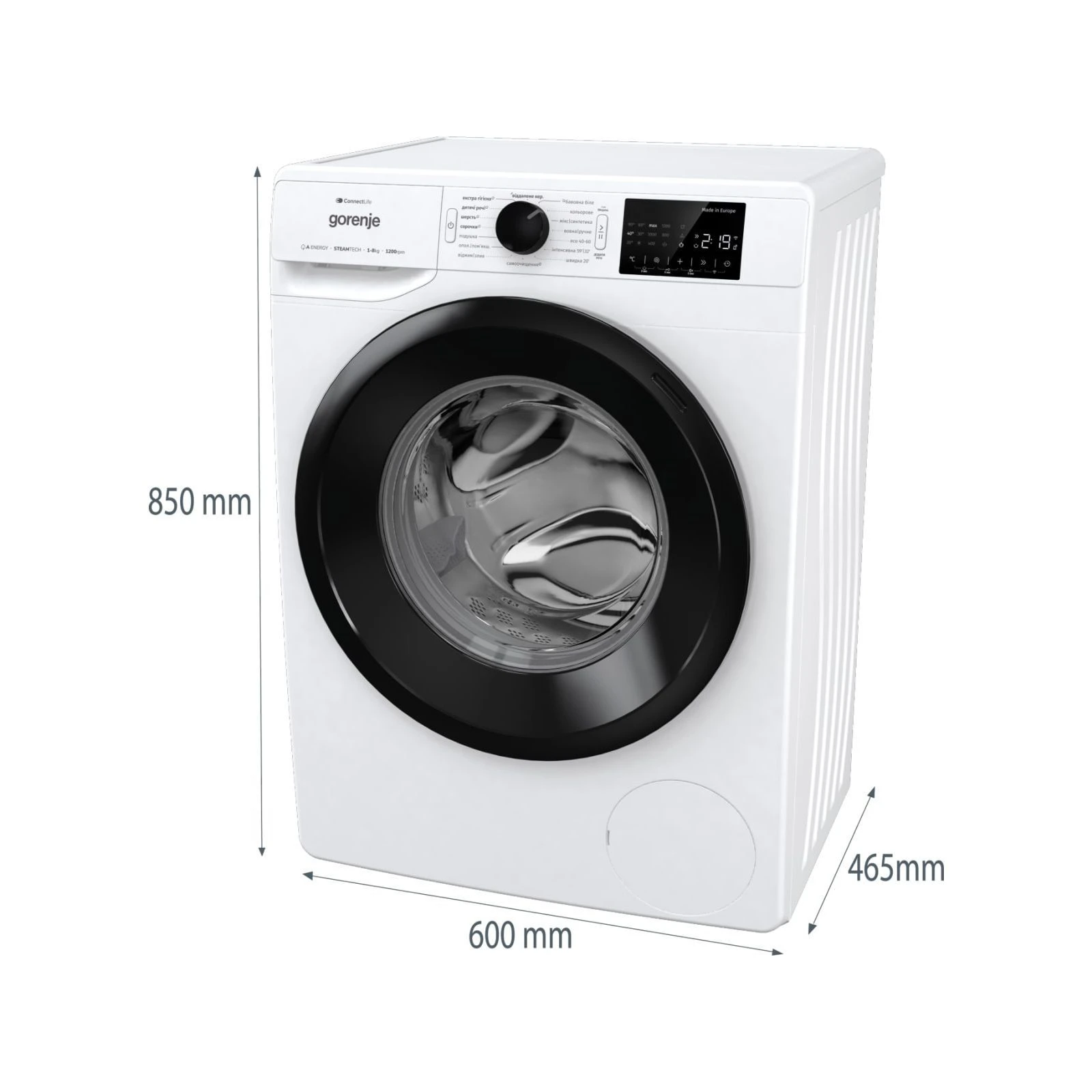 Gorenje WPNEI82SBSWIFI (UA) Метод установки  Окремі 