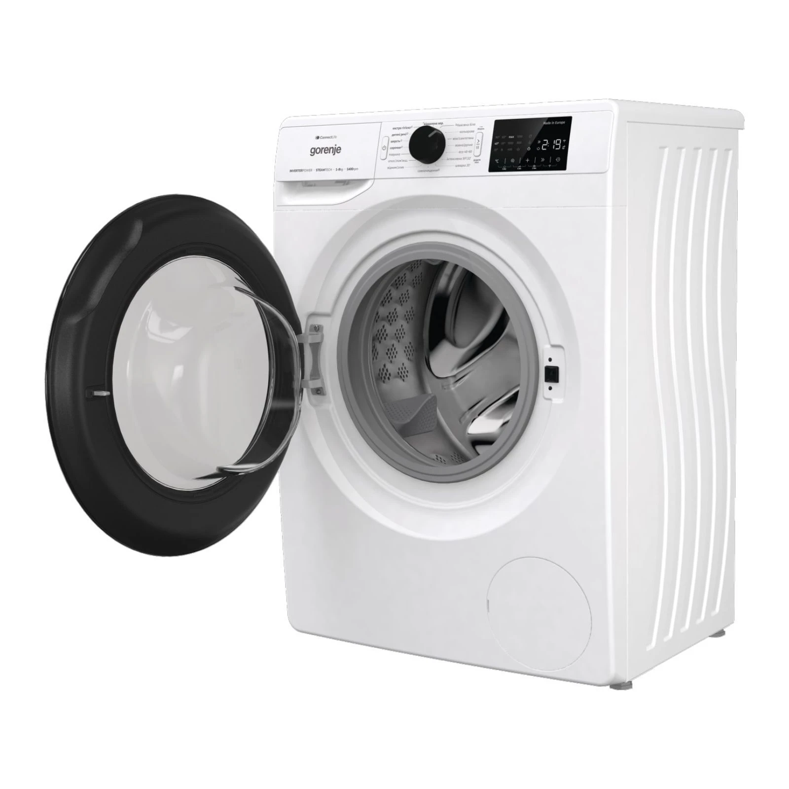 Gorenje WPNEI84SBSWIFI (UA) Тип: узкие 32-47 см; Тип двигателя: