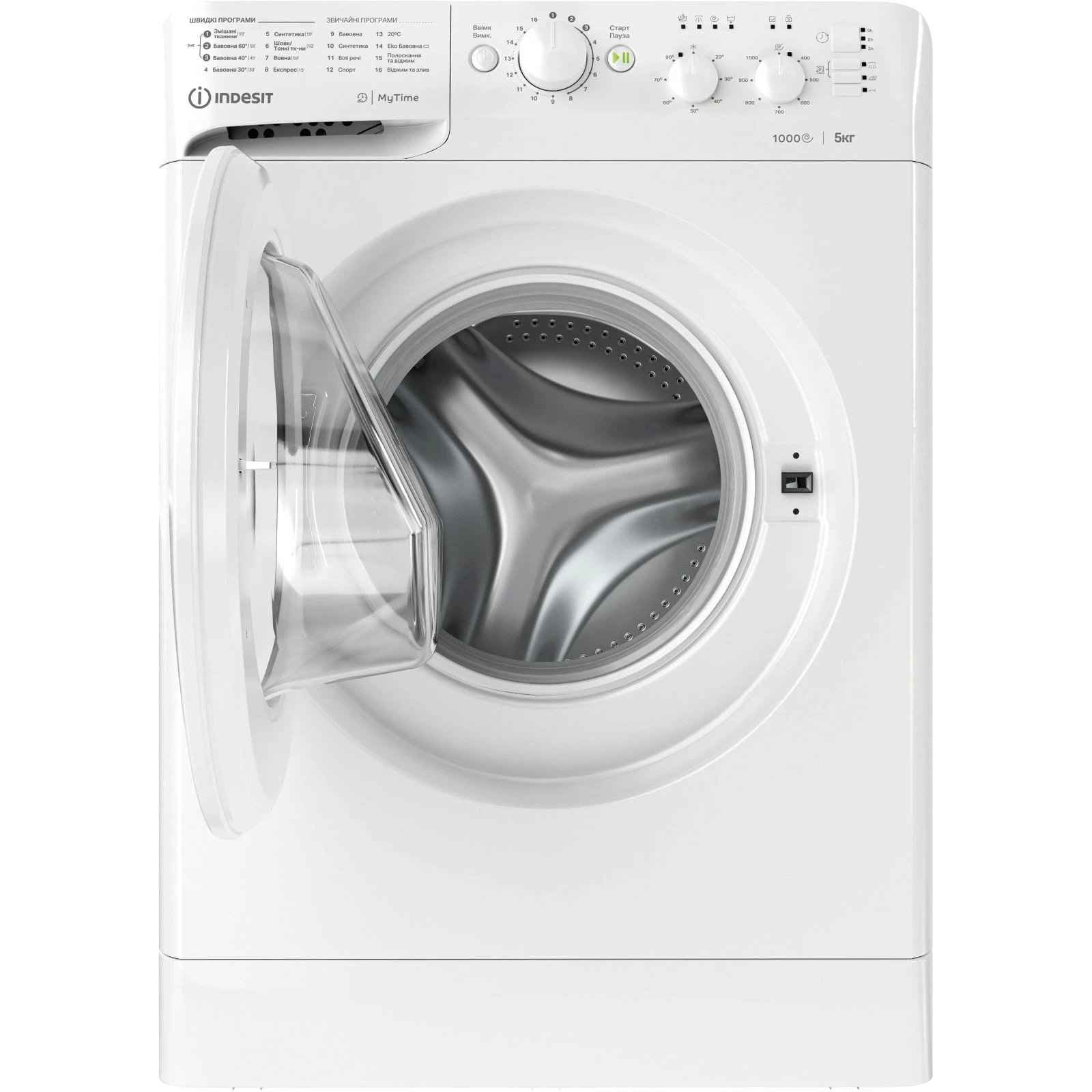 Indesit OMTWSC51052WUA Тип: узкие 32-47 см, автомат; Тип