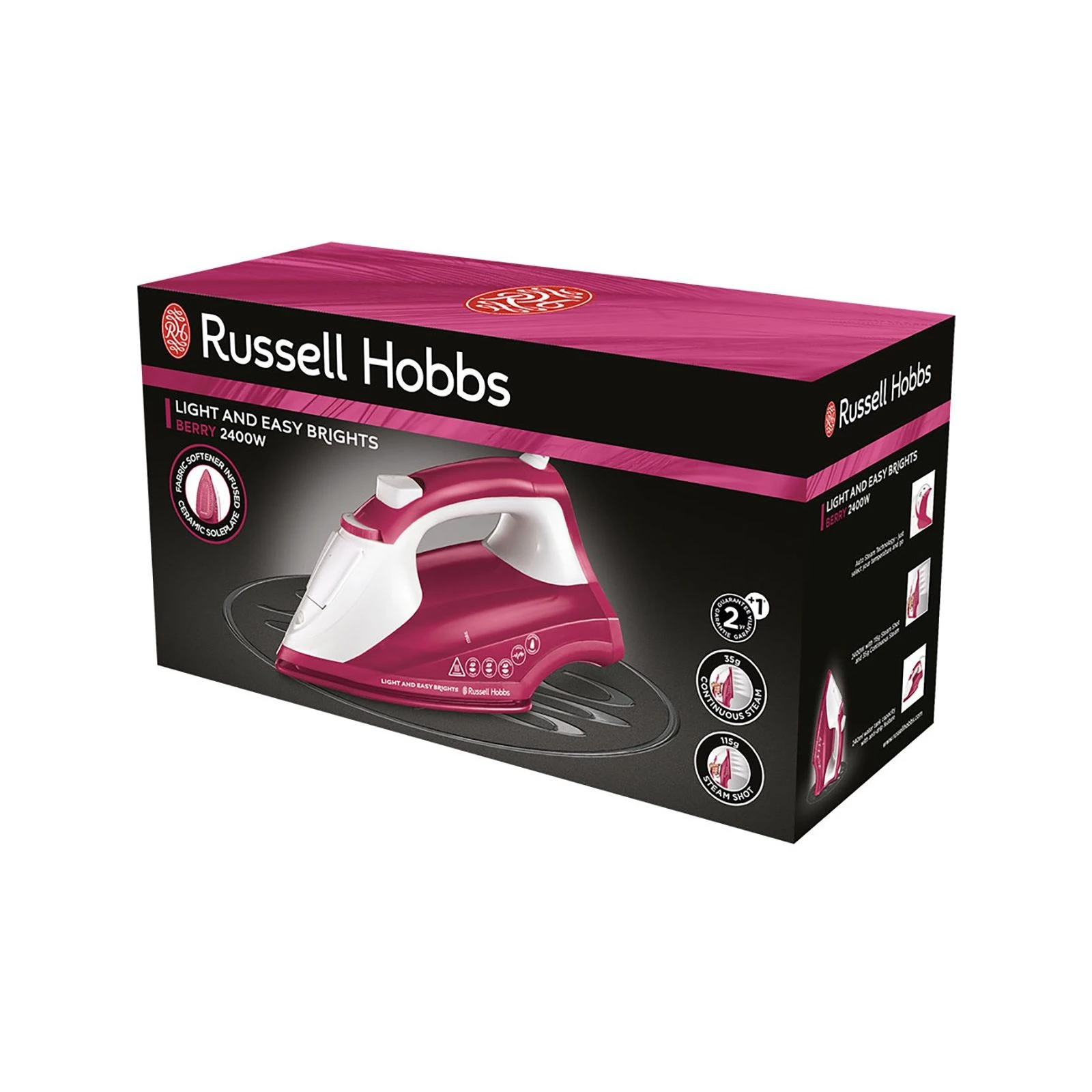 Праска Russell Hobbs 26480-56 (UA) Подача пари  35 г/хв 