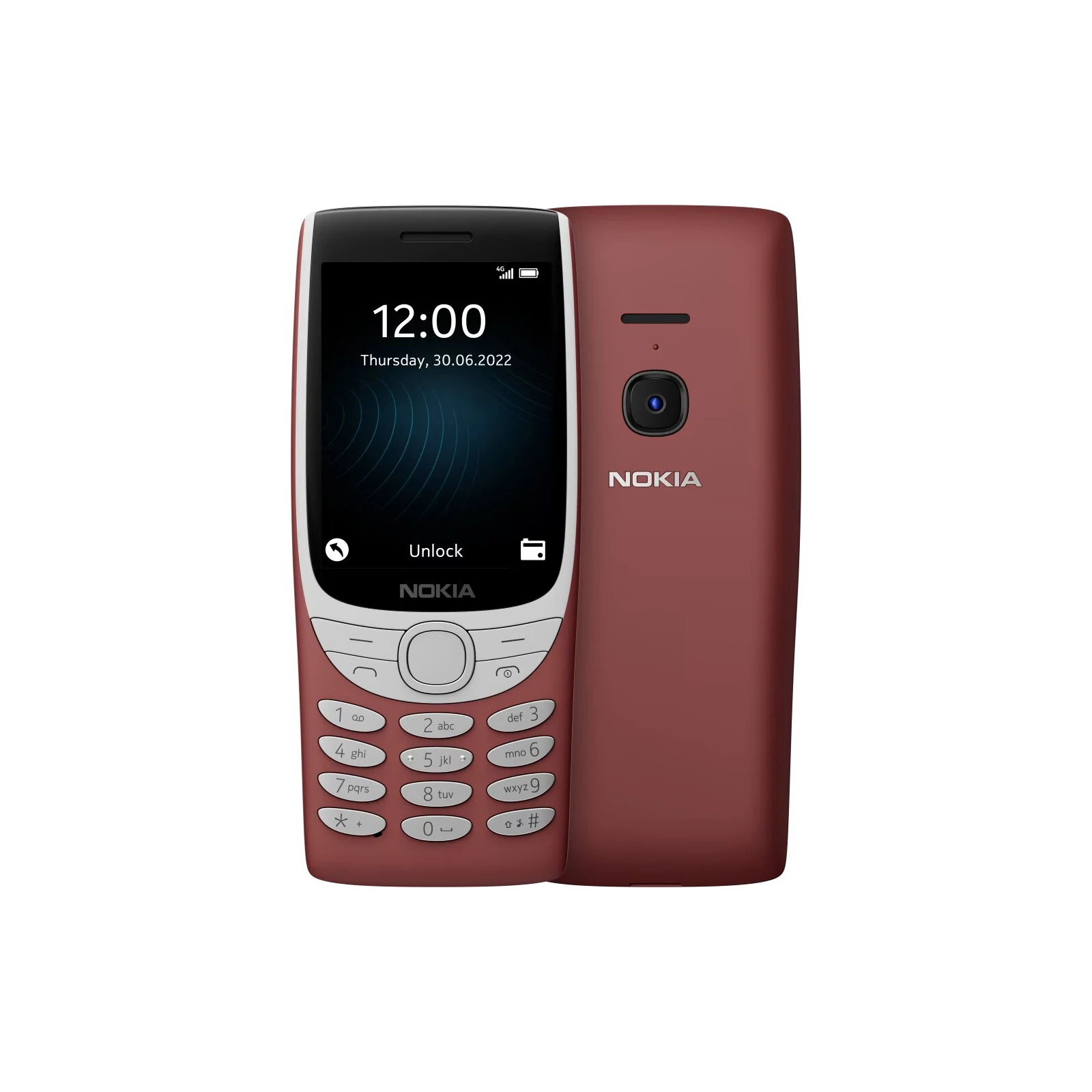 Nokia 8210 DS 4G Red (UA) Форм-фактор моноблок