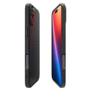 Spigen Чохол для iPhone 16 Plus, Liquid Air, Matte Black (ACS08066) (UA)