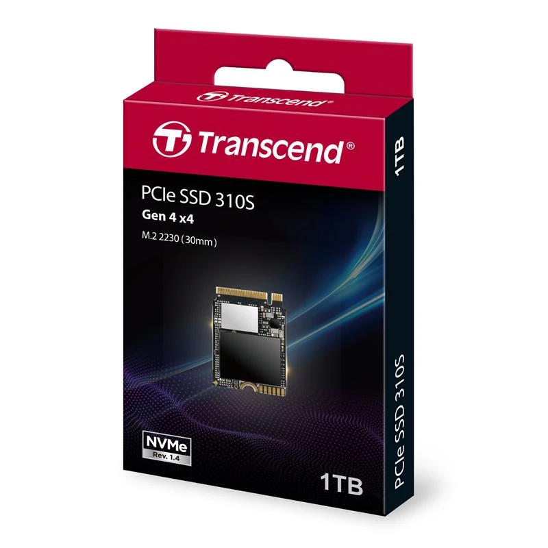Transcend M.2 1TB PCIe 4.0 MTE310S 2230 (TS1TMTE310S) (UA) Тип: внутрішні; Застосування: