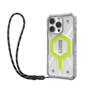 UAG Чохол+ремішок для iPhone 16 Pro, Pathfinder Clear Magsafe, Active Neon Lanyard (1144641BV01) (UA)