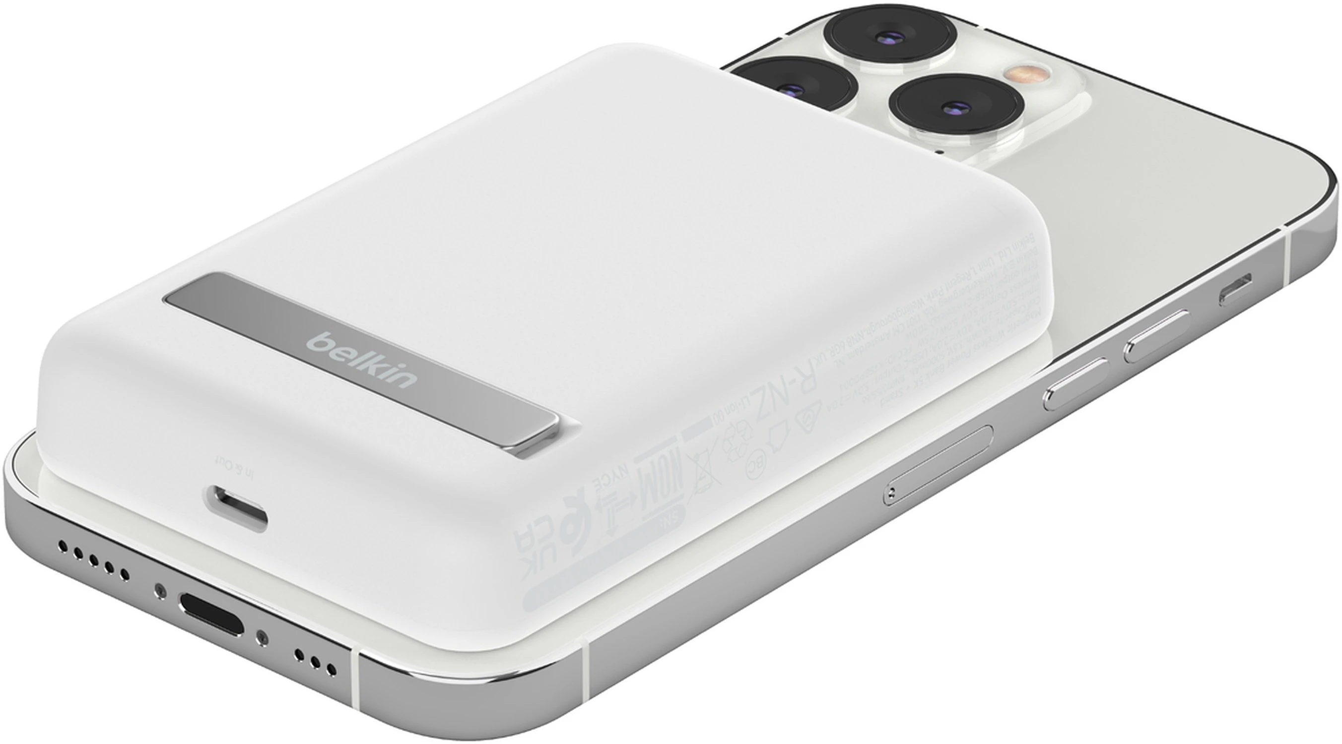 Belkin Power Bank 5000мАг (BPD004BTWT) (UA) Матеріал корпусу пластик