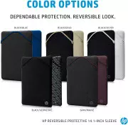 HP Protective Reversible 14 GRY/MVE Laptop Sleeve (2F2L6AA) (UA)