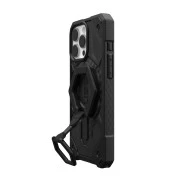 UAG Чохол+магнітне кільце-тримач для iPhone 16 Pro Max, Monarch Pro Magsafe, Carbon Fiber/Black Stand (1144571BV01) (UA)