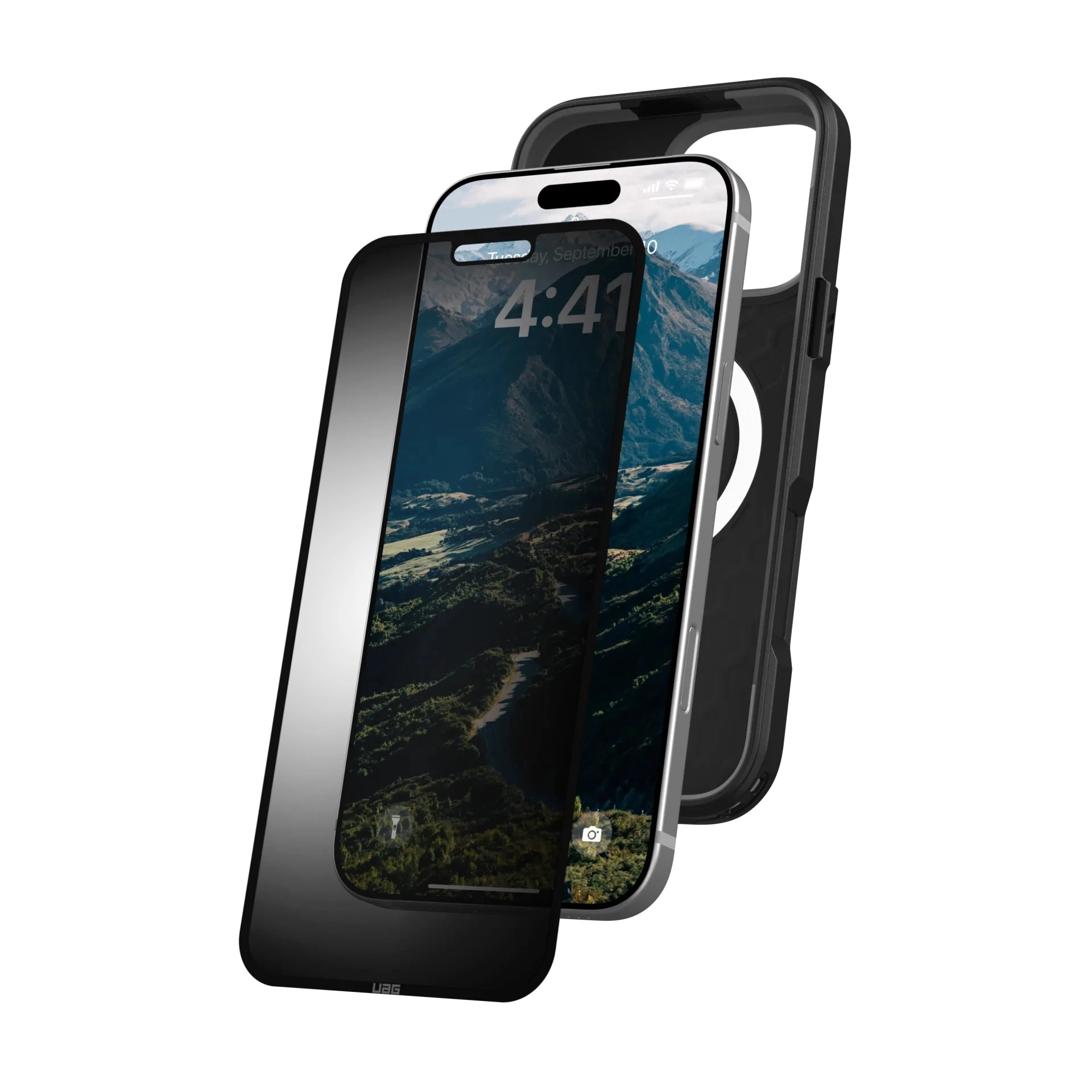 UAG iPhone 16 Pro Max, Removable Privacy, Glass - Tint (14436911NA) (UA) Сумісність  Apple 
