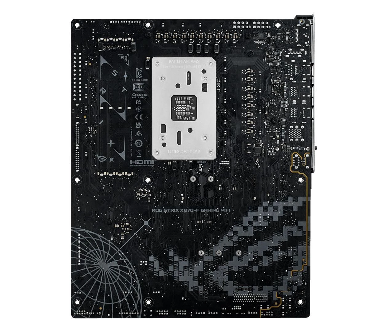 ASUS ROG STRIX X870-F GAMING WIFI EU Охолодження секції живлення радіатором  Так (Повністю охолоджувана силова частина з алюмінієвим радіатором)