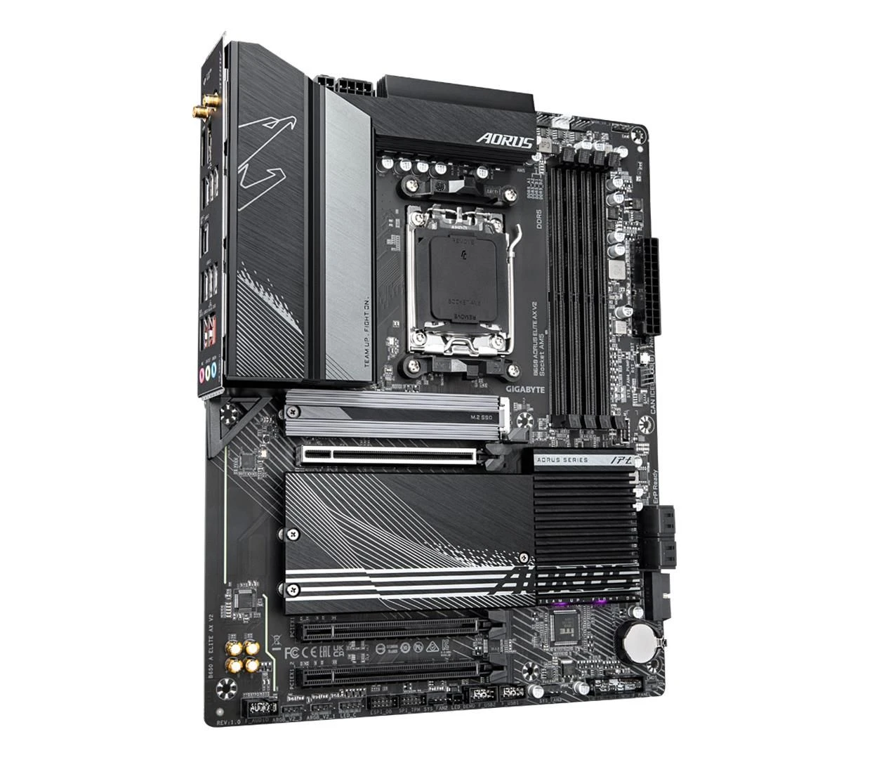 Gigabyte B650 AORUS ELITE AX V2 EU Тип охолодження чіпсету