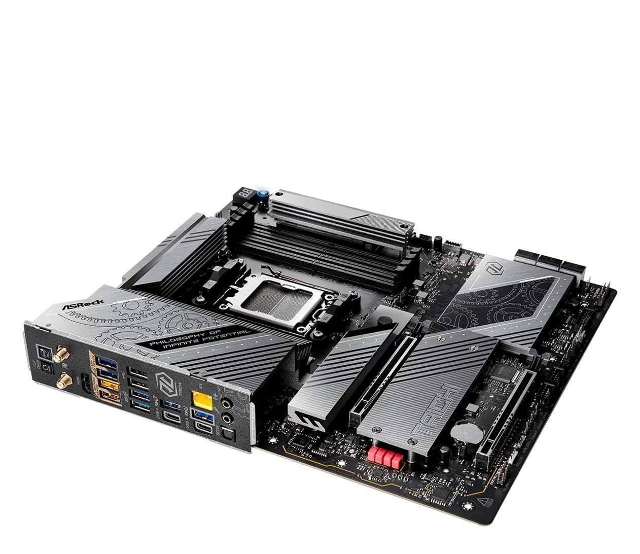 ASRock X870E Taichi Lite EU Конструкция силовой части: 24+2+1;