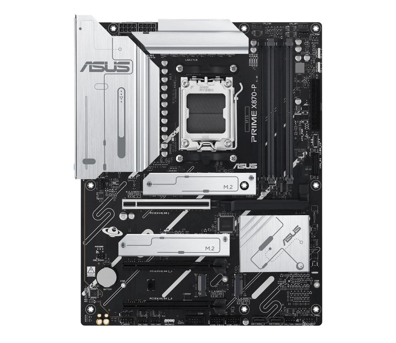 ASUS PRIME X870-P EU Сім'я, що підтримується процесорами  AMD Ryzen ™ 