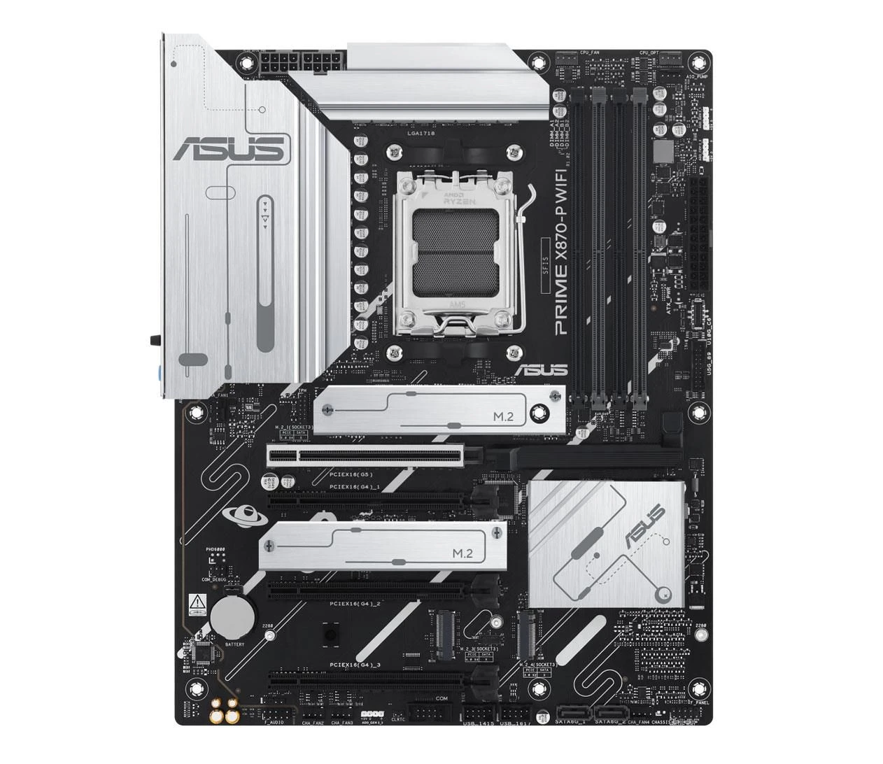 ASUS PRIME X870-P WIFI EU Сім'я, що підтримується процесорами  AMD Ryzen ™ 