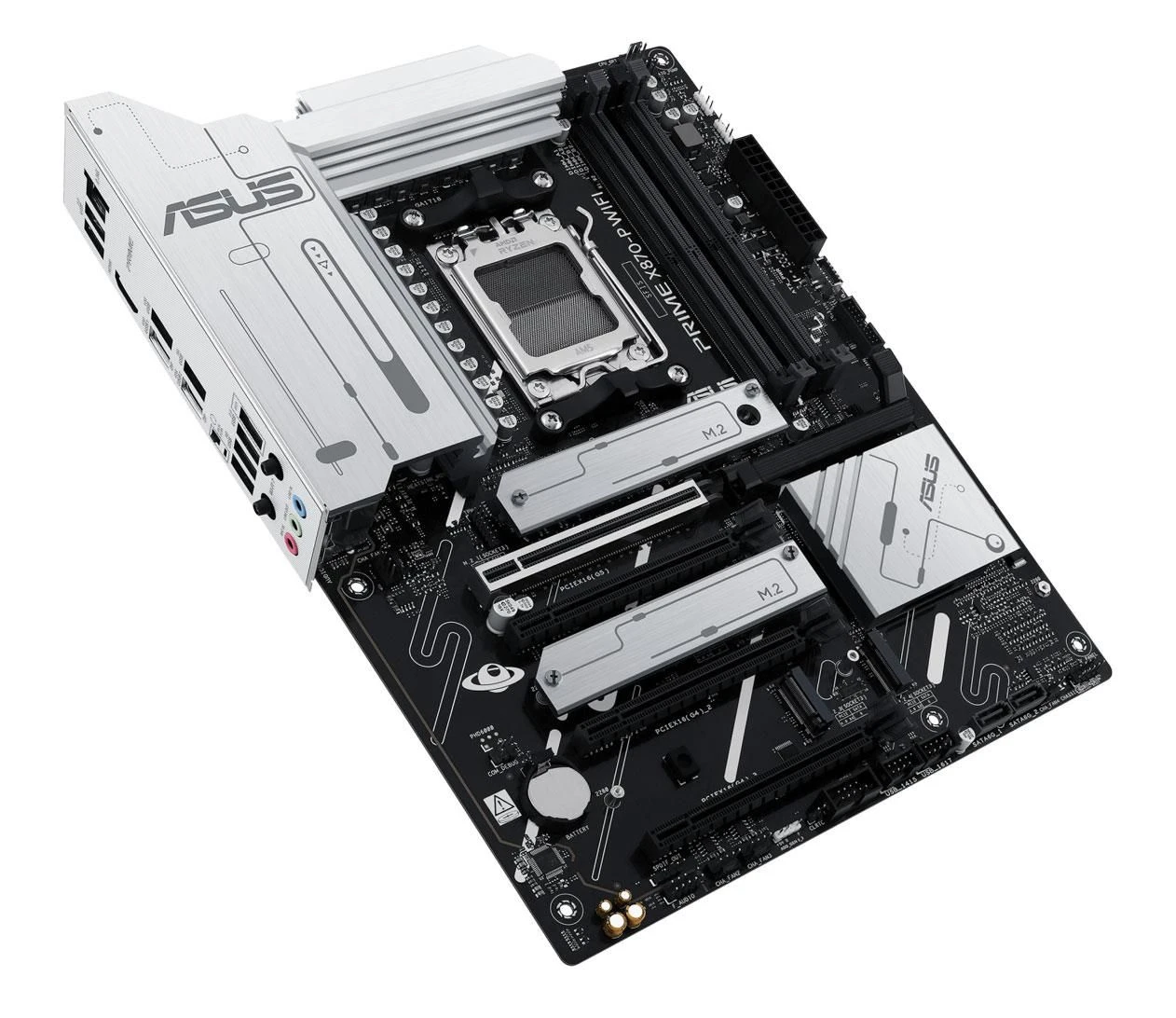 ASUS PRIME X870-P WIFI EU Сумісність із SSD-приводами M.2 з радіатором  Так - немає сутичок 
