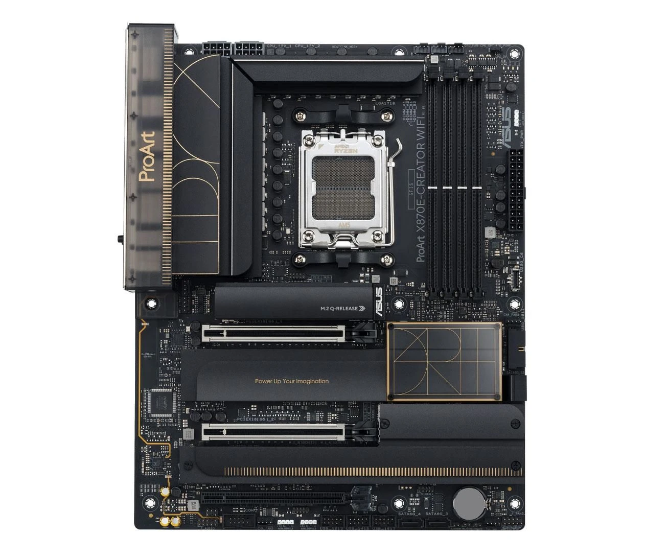 ASUS PROART X870E-CREATOR WIFI EU Тип охлаждения чипсета материнской платы  Пассивный