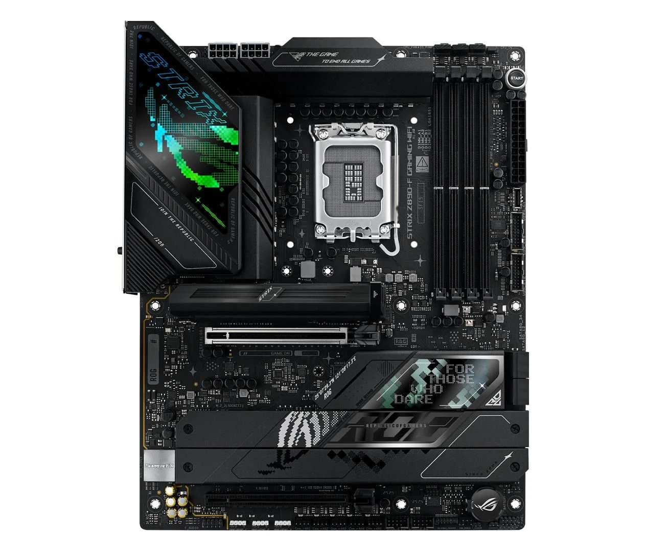 ASUS ROG STRIX Z890-F GAMING WIFI EU Архітектура процесора  Стрілка-озер (15-й Ген.) 
