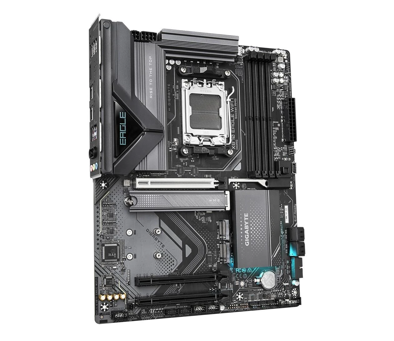 Gigabyte X870 EAGLE WIFI7 EU Охолодження розділу живлення радіатором  Так (частково охолоджена частина живлення з алюмінієвим радіатором) 