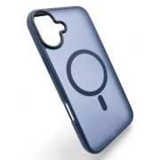 Чохол для мобільного телефону BeCover Metal Buttons Case (MagSafe) для Apple iPhone 16 Plus Blue (712094) (UA)