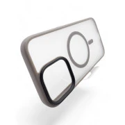 Чохол для мобільного телефону BeCover Metal Buttons Case (MagSafe) для Apple iPhone 16 Pro Gray (712098) (UA)