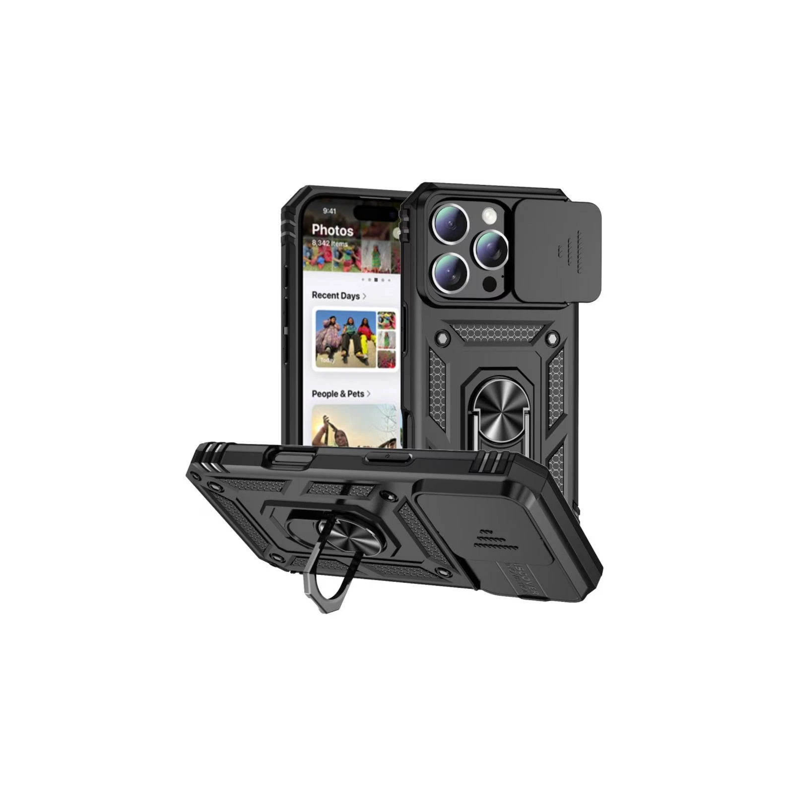 Чохол для мобільного телефону BeCover Military Apple iPhone 16 Pro Black (712155) (UA) Сумісність із брендом: Apple;